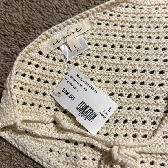 NWT ruby and Jenna knit crop top - Picture 3 of 3